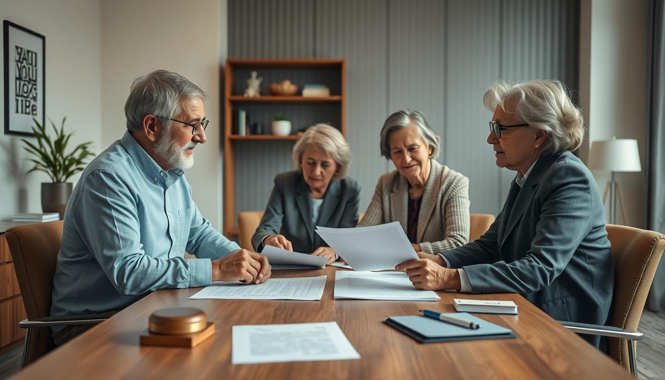 Business agreement signing